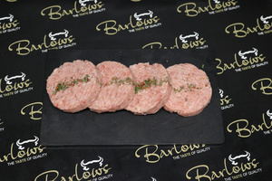Pork Burgers with Apple Flavouring