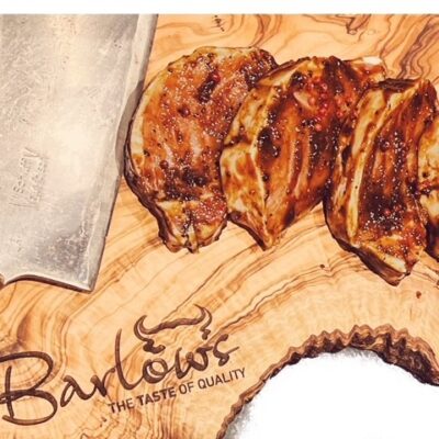 Black Garlic Pork Steaks
